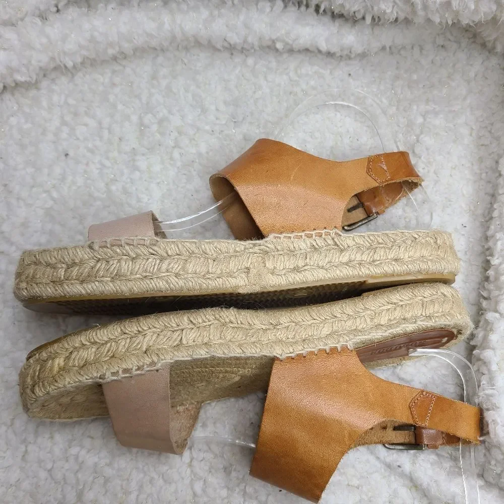 Soludos Bi-Color Platform Espadrille Sandal‎